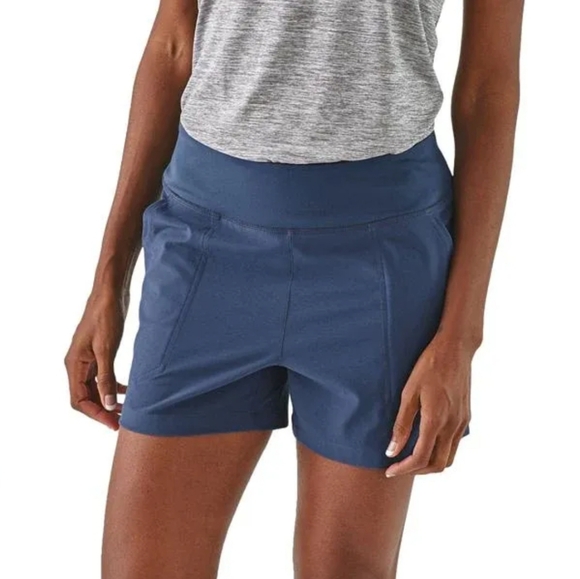 Patagonia Women's Athletic Shorts - Blue - Picture 1 of 11